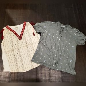 Lucky Brand short sleeve top bundle